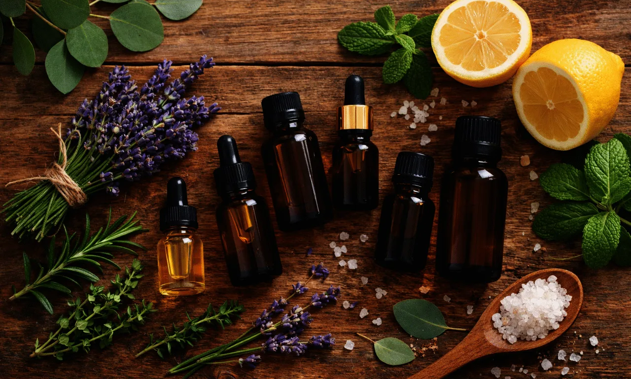 Pure Essential Oil Amber Glass Bottles