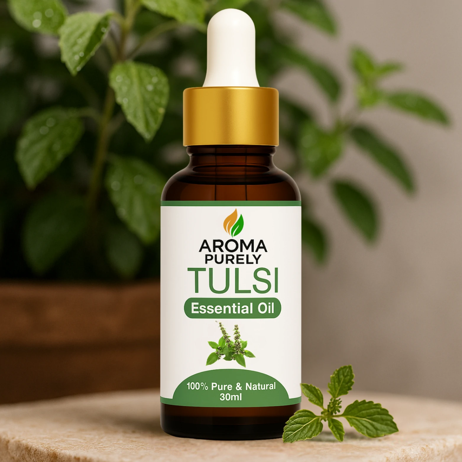 Tulsi Essential Oil Tulsi Essential Oil Best herbal basil Stress Relief Pakistan