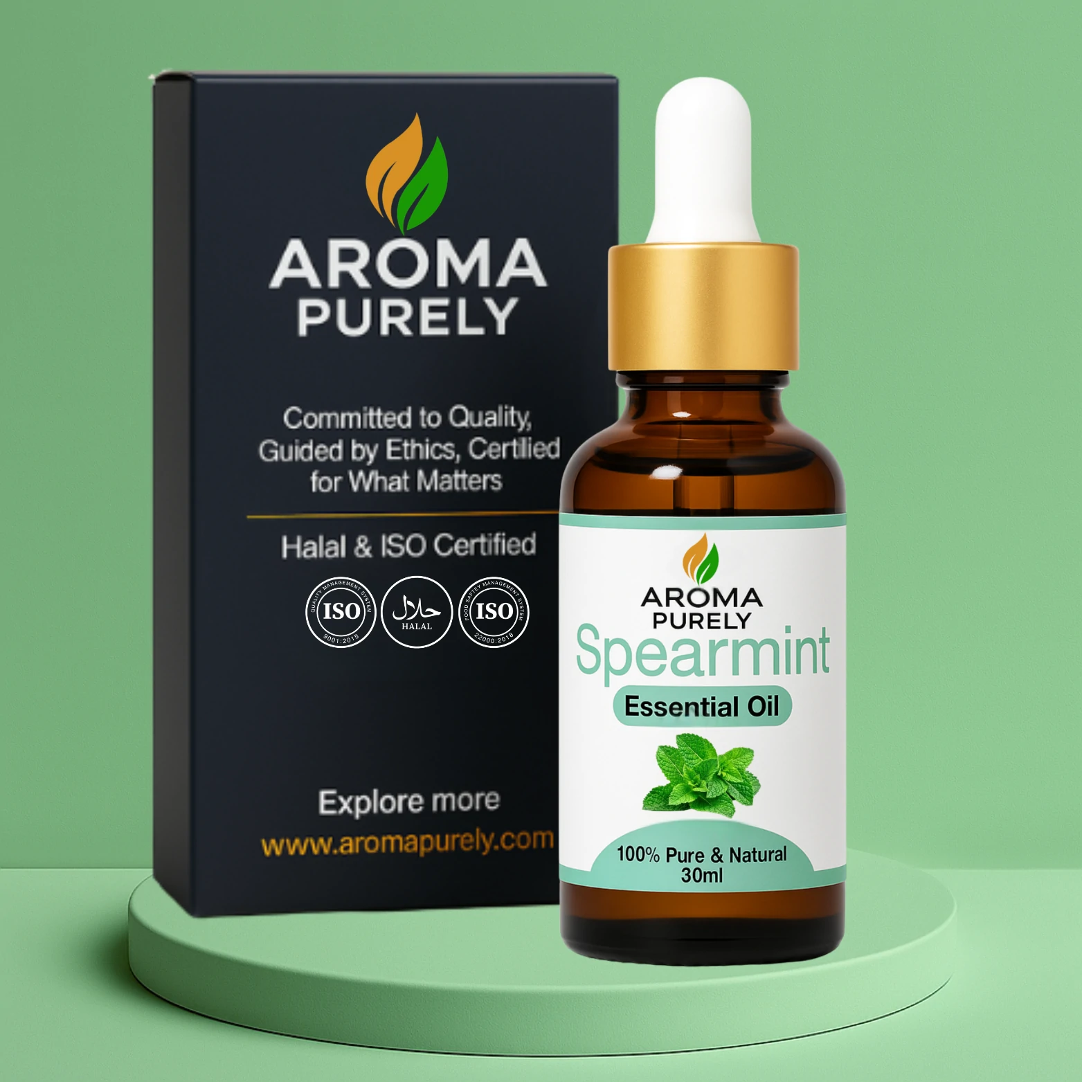 Spearmint Essential Oil Spearmint Essential Oil for Digestive Comfort Nausea Relief